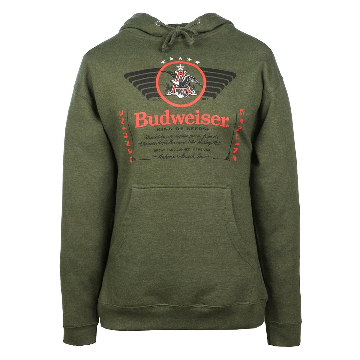Budweiser Military Can Inspired Hoodie S / Gold